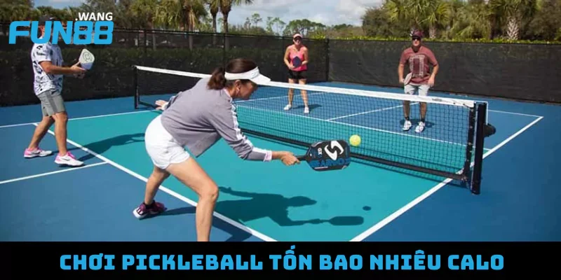Chơi Pickleball tốn bao nhiêu calo