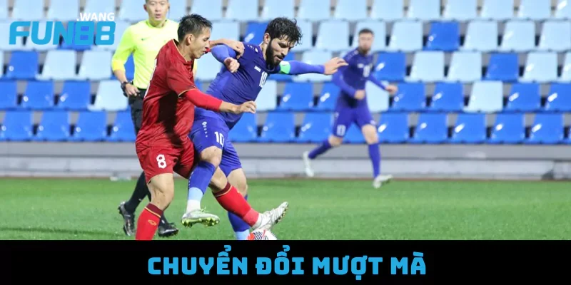 Tìm hiểu về chiến thuật phòng ngự phản công thời hiện đại 4 Chuyển đổi mượt mà
