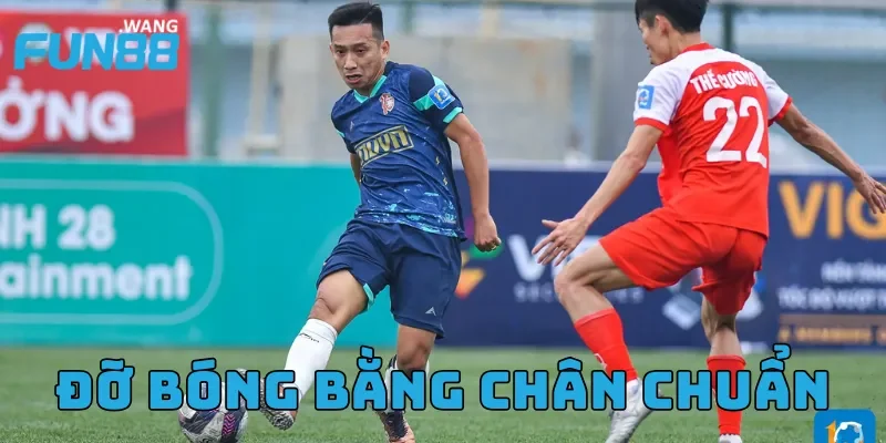 Hướng dẫn kỹ thuật đỡ bóng cơ bản cách đỡ bóng đá chuẩn xác 4 Thực hành bài tập đỡ bóng để khống chế bóng hiệu quả