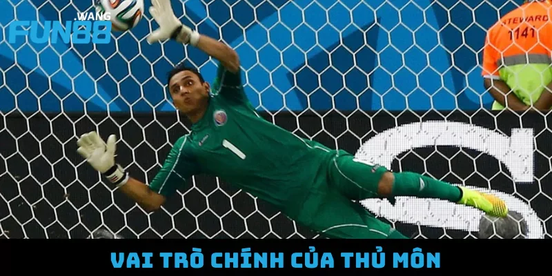 Hướng dẫn bắt bóng cơ bản cho thủ môn trong bóng đá 2 Vai trò chính của thủ môn